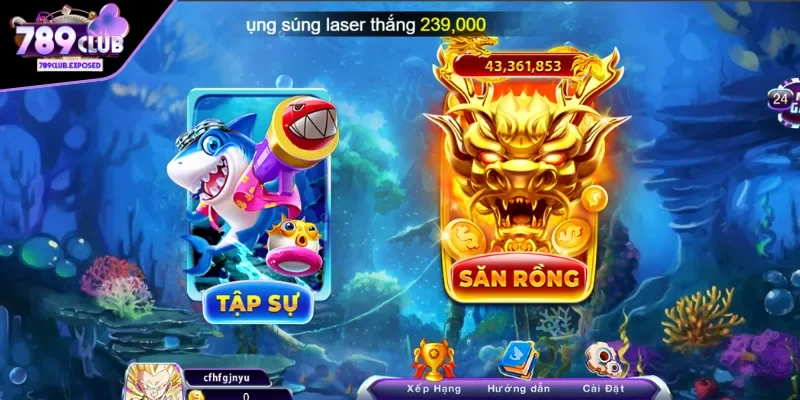 Điểm danh các game bắn cá 789CLUB ăn tiền nổi bật