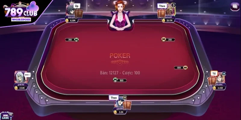 Poker game bài 789CLUB quốc tế đầy kịch tính